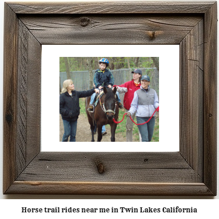 horse trail rides near me in Twin Lakes, California